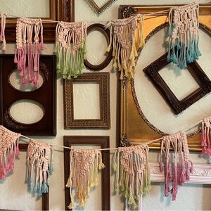 Urban Outfitters Multicolor Macrame Garland